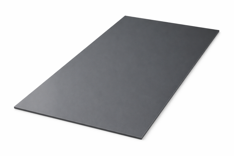 PVC-U 4x1000x2000mm tumehall RAL7011