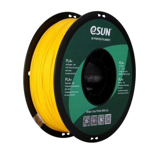 eSun PLA+ 1.75mm 1kg Yellow – kollane