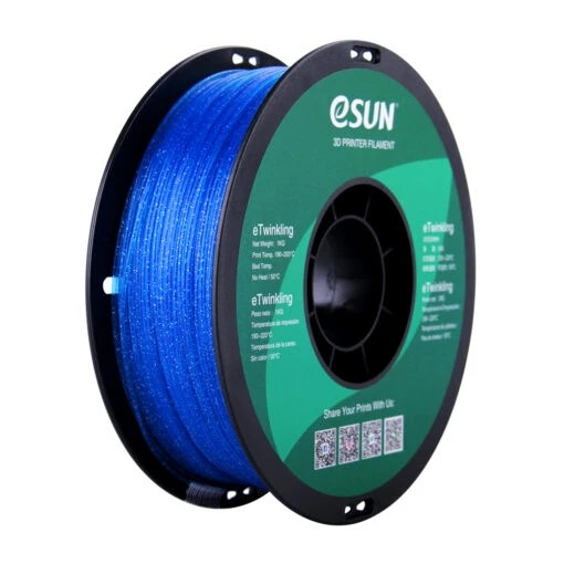 eSun eTwinkling PLA 1.75mm 1kg Blue – Sädelev Sinine